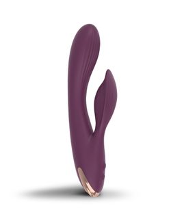 Vibrador Lyanna con forma de conejo - Oro púrpura